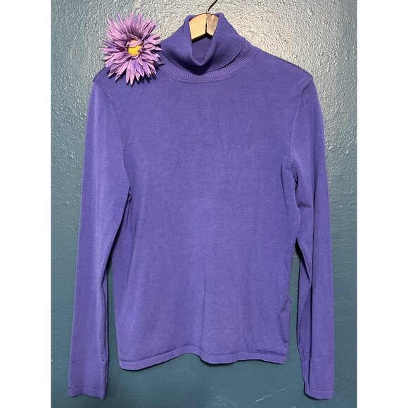 Purple Silk Sweater - Picture 6 of 6